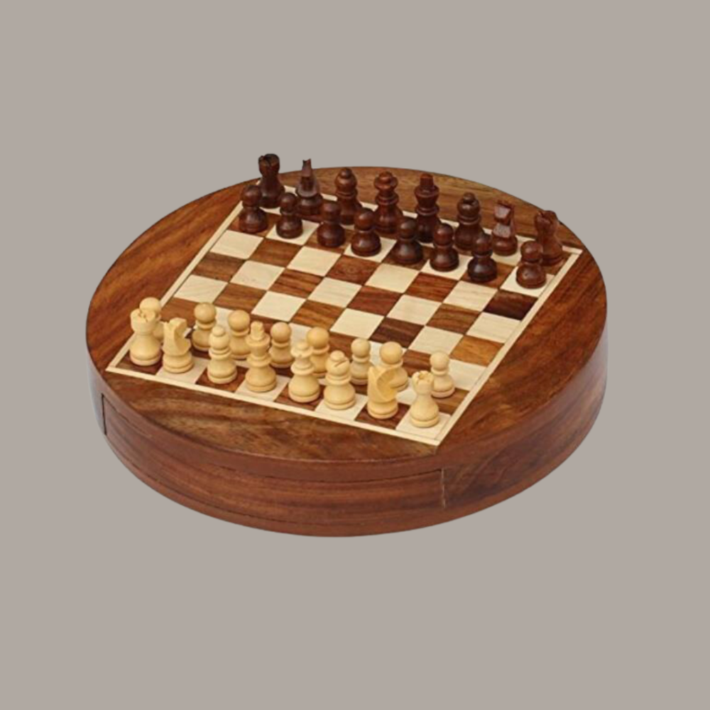 Round Chess Board