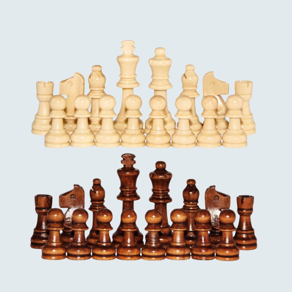 Wooden Chess Pieces - Image 2