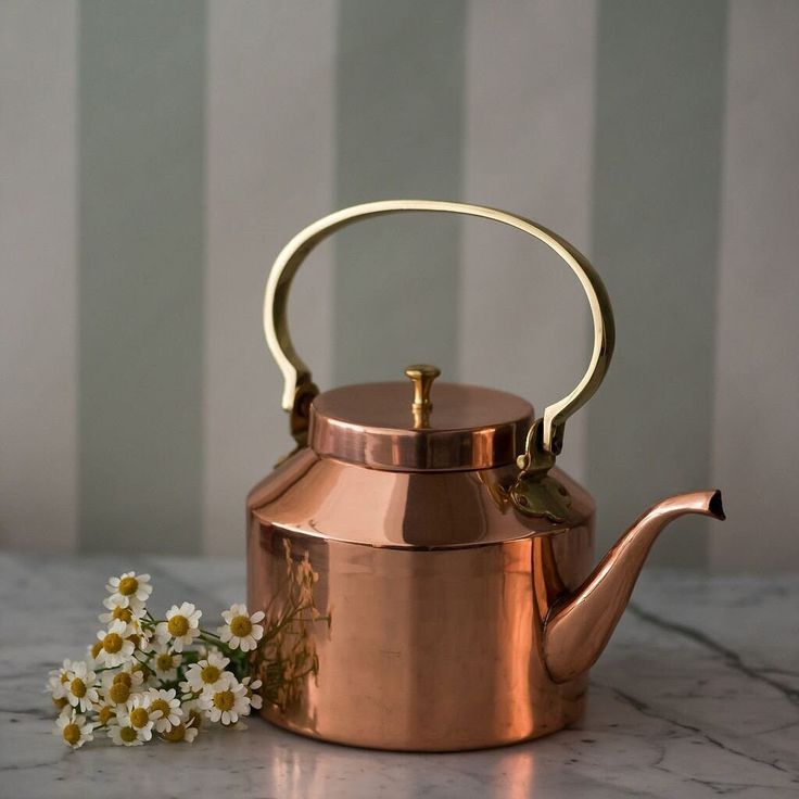 Copper Kettle Tea Kettle Kettle With Brass Handle Vintage Tea Kettle Antique Kettle Stovetop Kettle Pot Copper English - Etsy