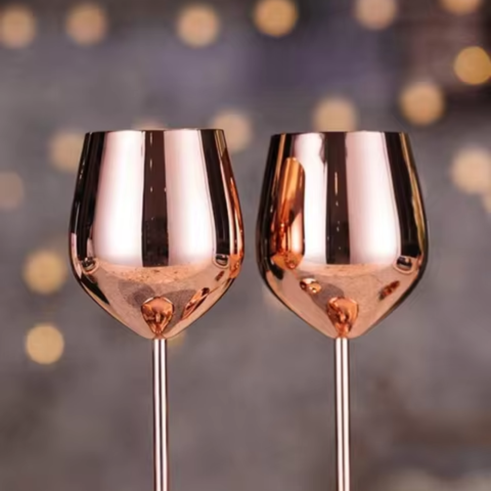 Coated Wine Glass Set - Image 2