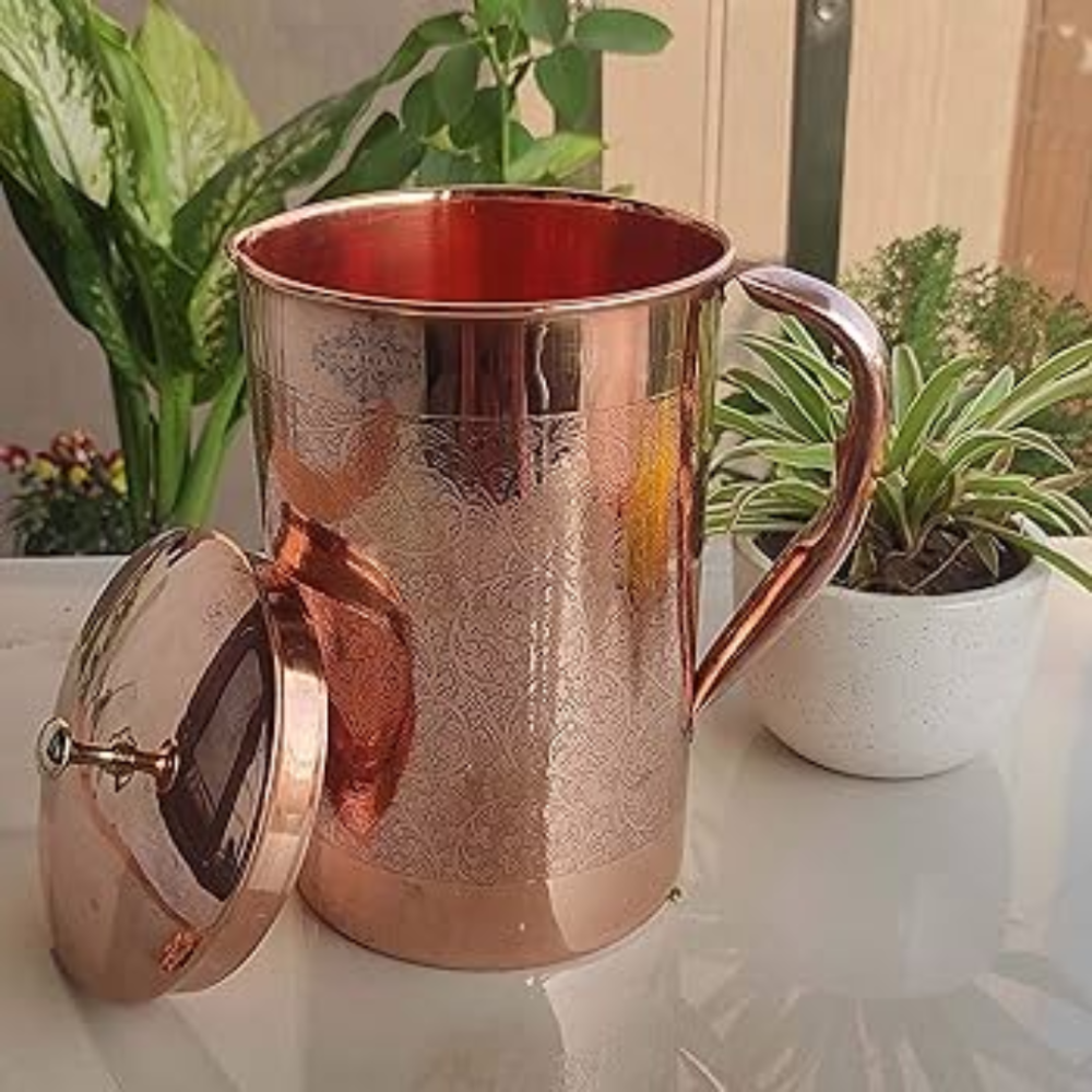 Copper Hammered Jug - Image 3