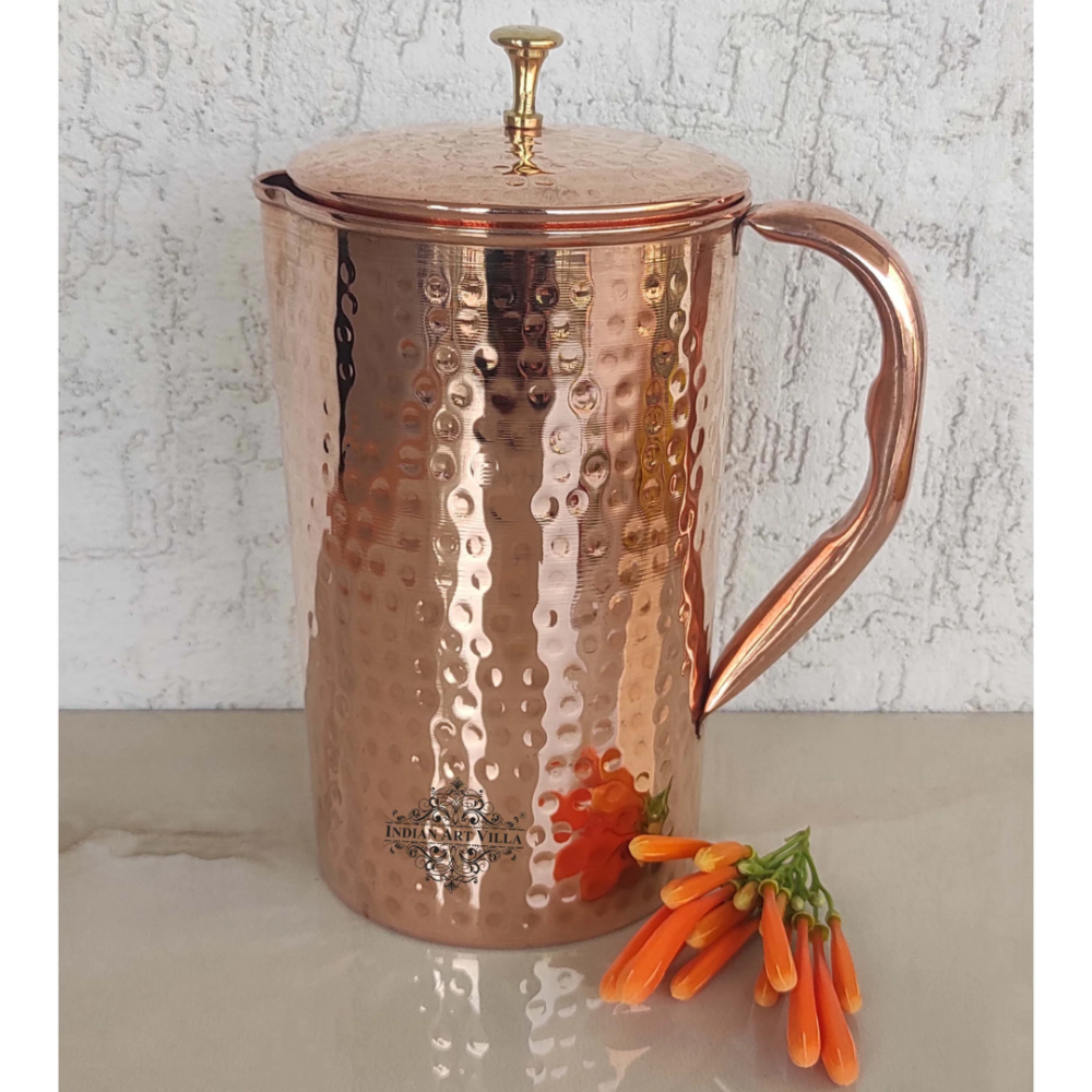Copper Hammered Jug - Image 2