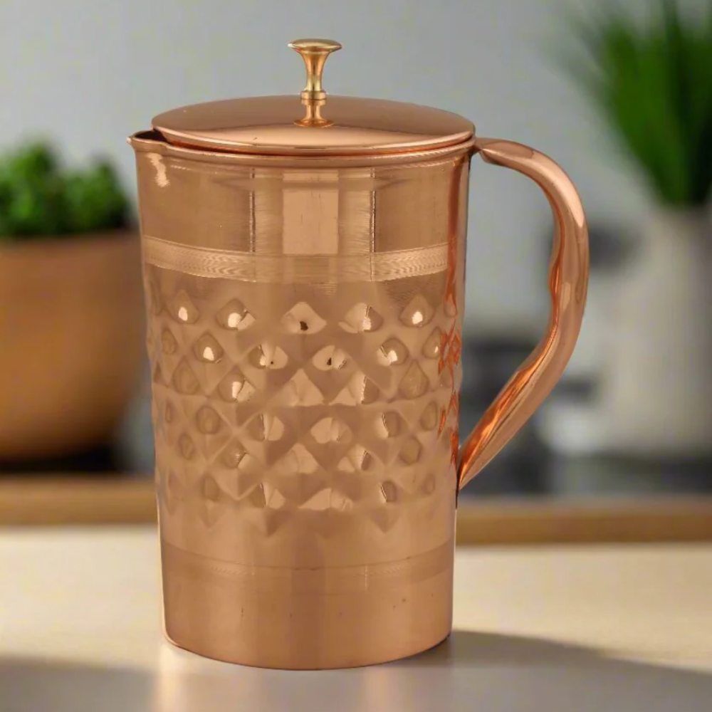 Diamond Hammered Jug - Image 2