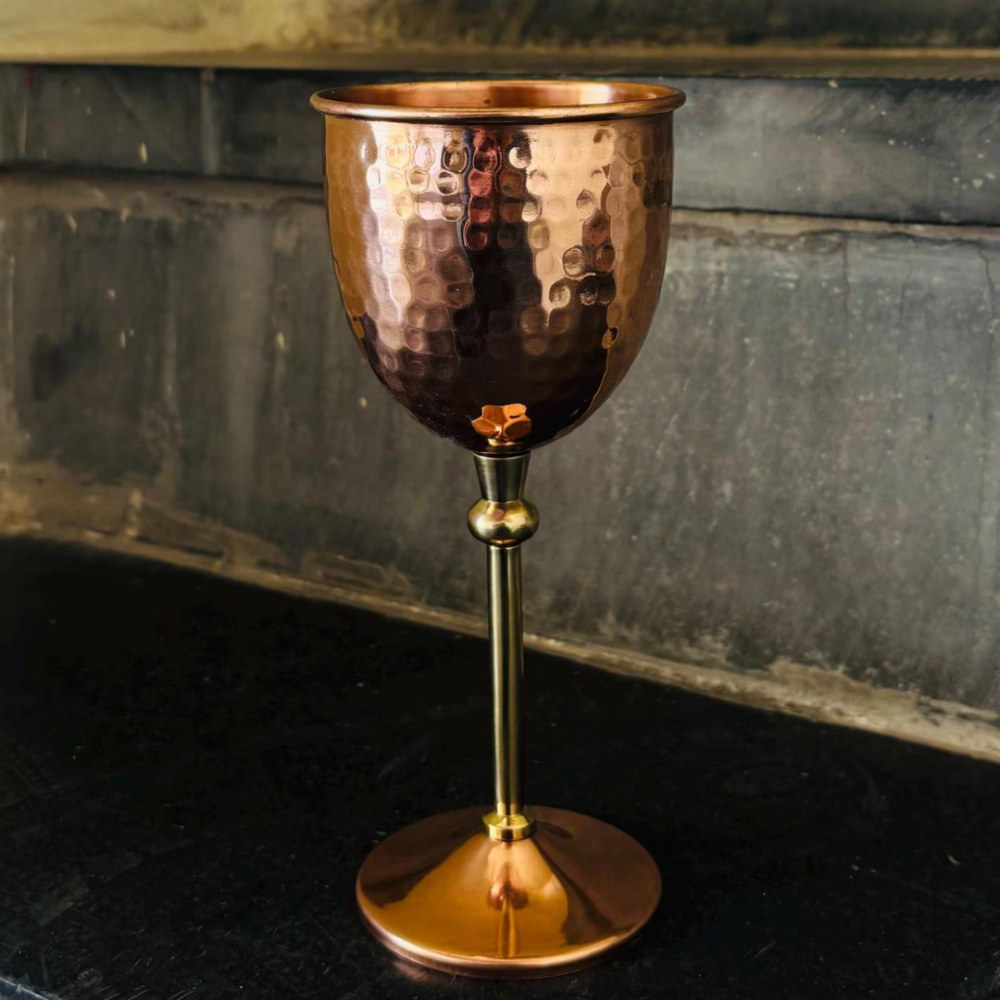 Copper Wine Glass Set - Image 2