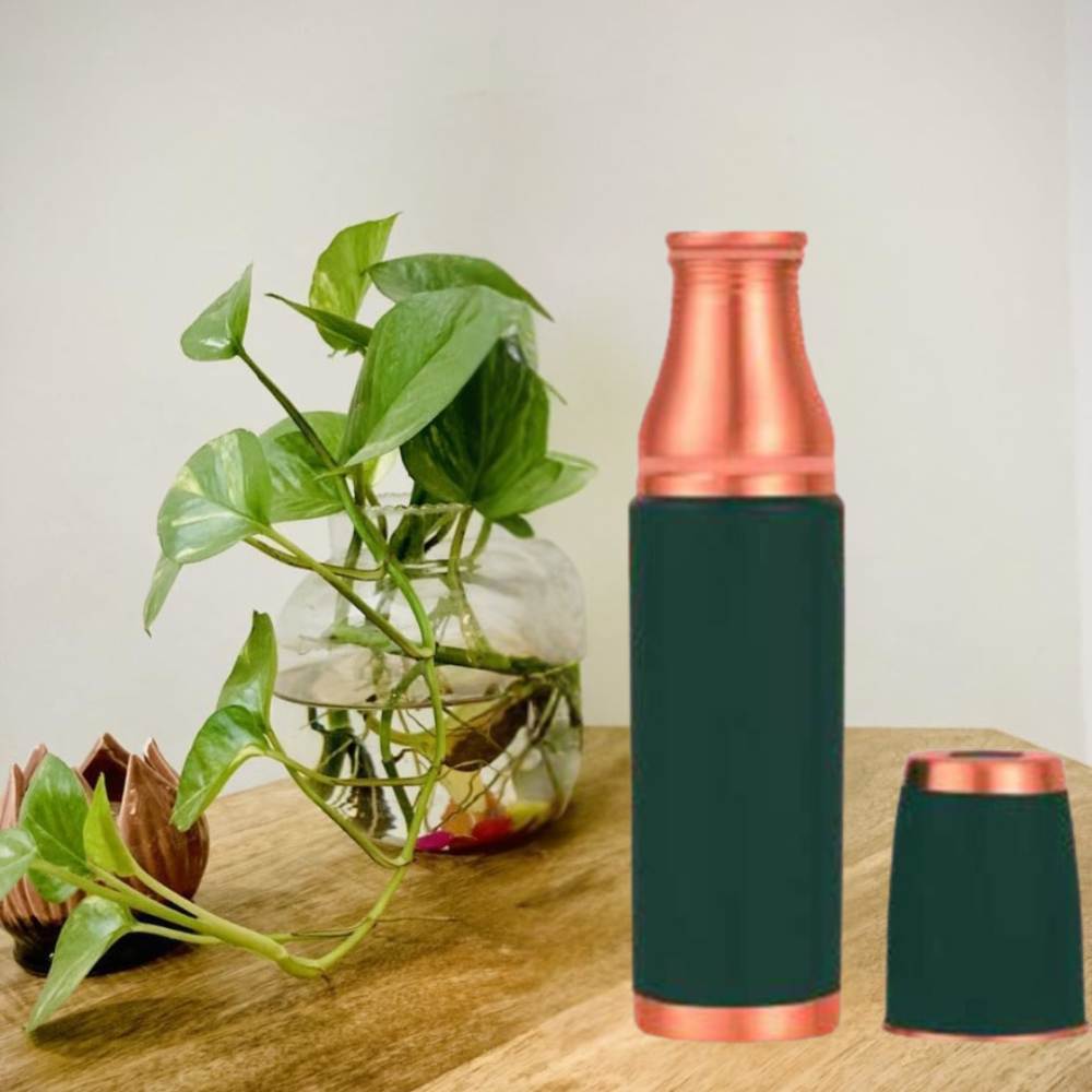 Forest Glass Copper Bottle