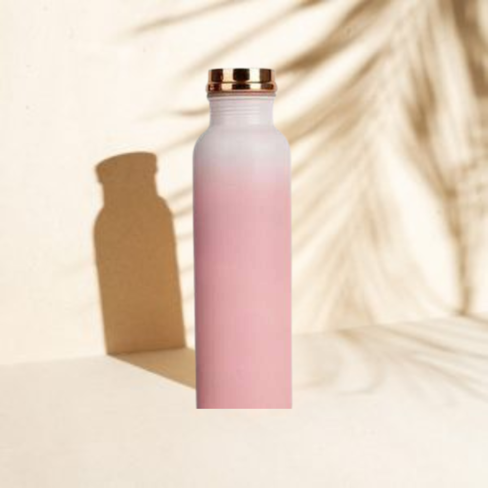 PINK DOUBLE SHADED COPPER BOTTLE