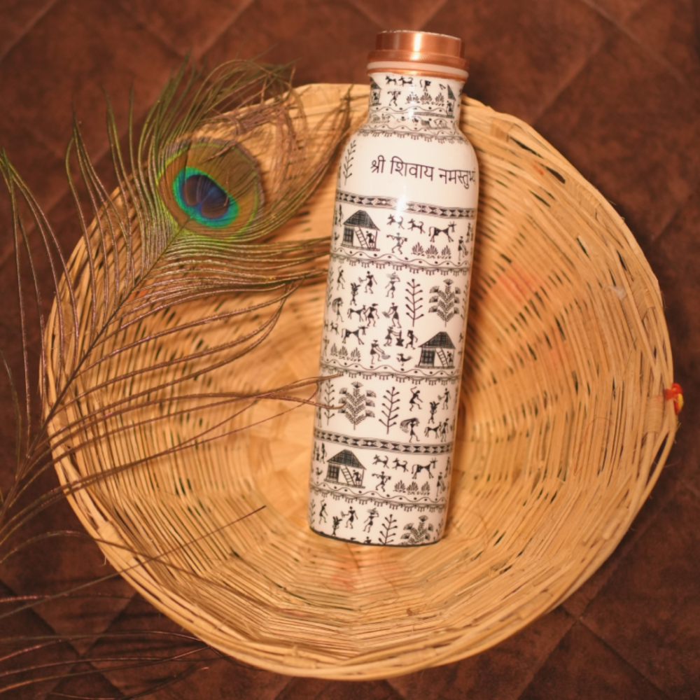 Q7 TRIBAL PRINT MENNAKARI BOTTLE - Image 2