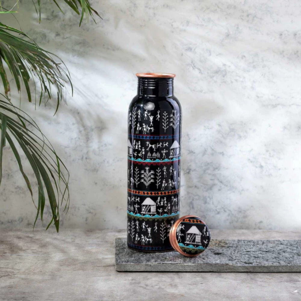 TRIBAL PRINT MENNAKARI BOTTLE