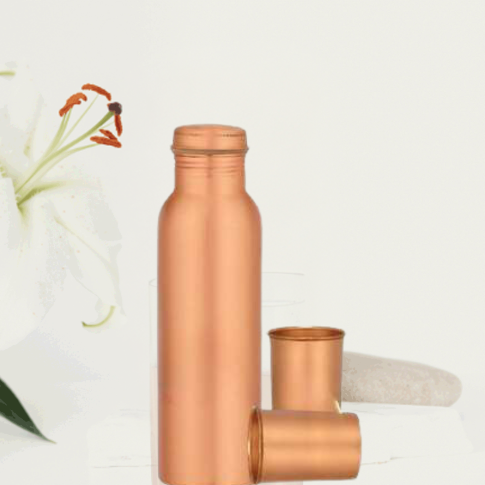 PLAIN Q7 COPPER BOTTLE GIFT SET