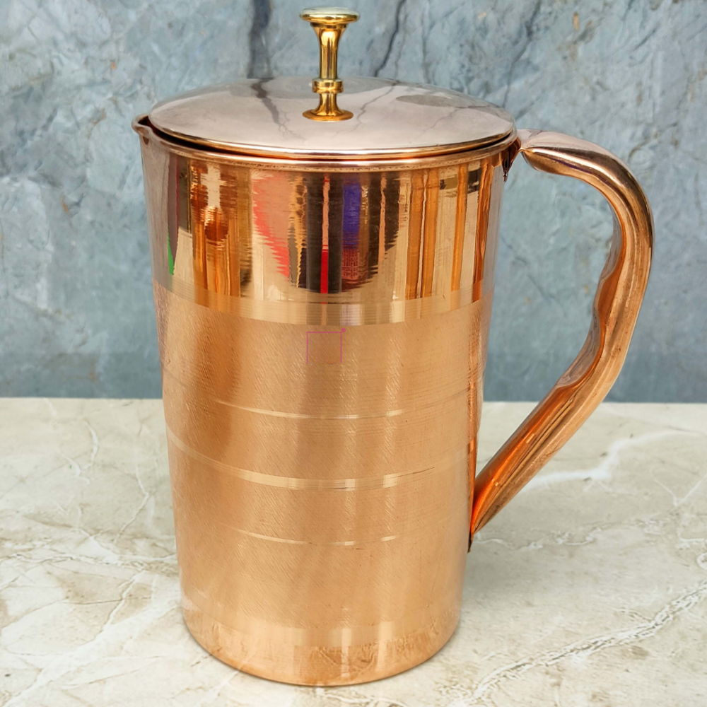 Copper Silver Touch Jug
