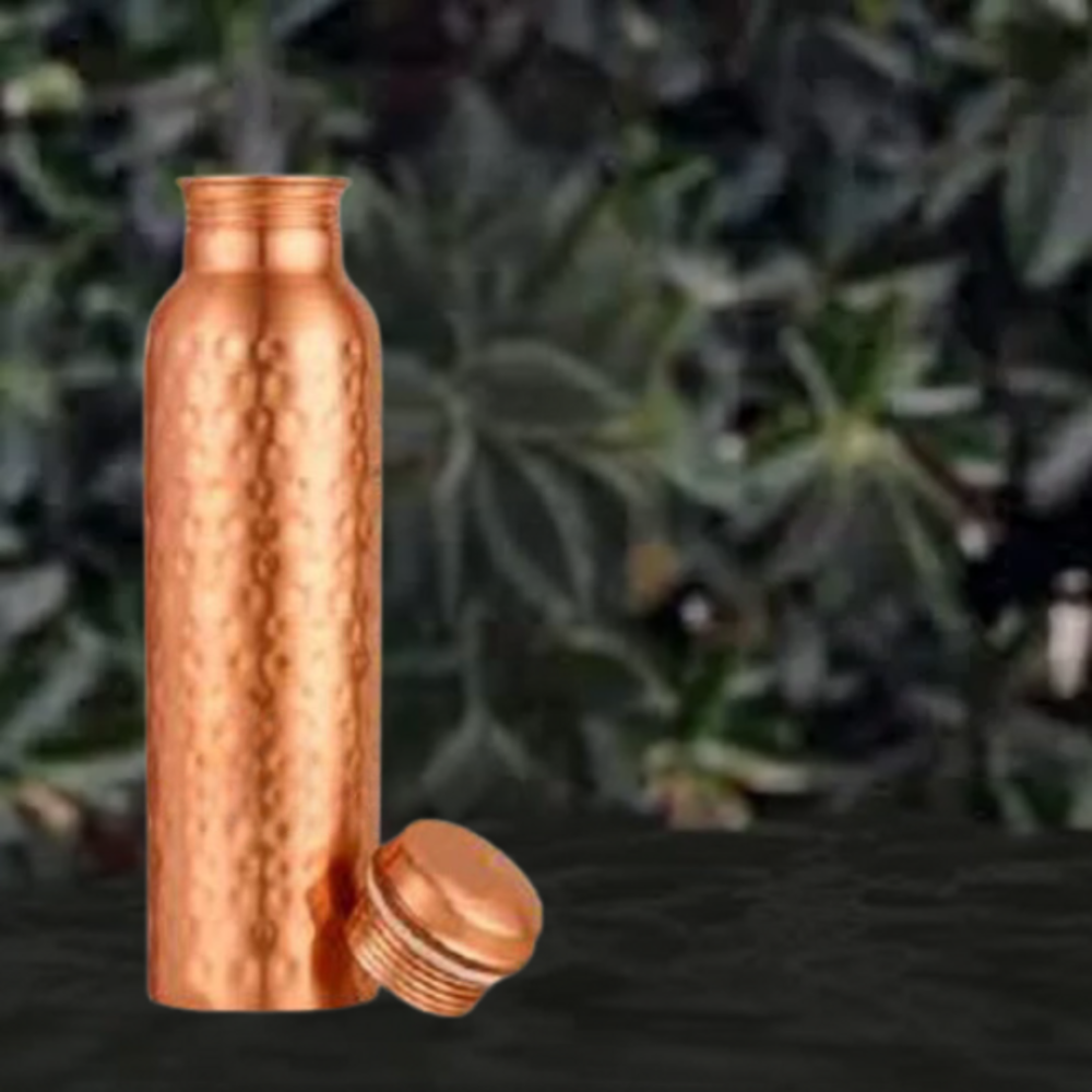 Copper Hammered Bottle