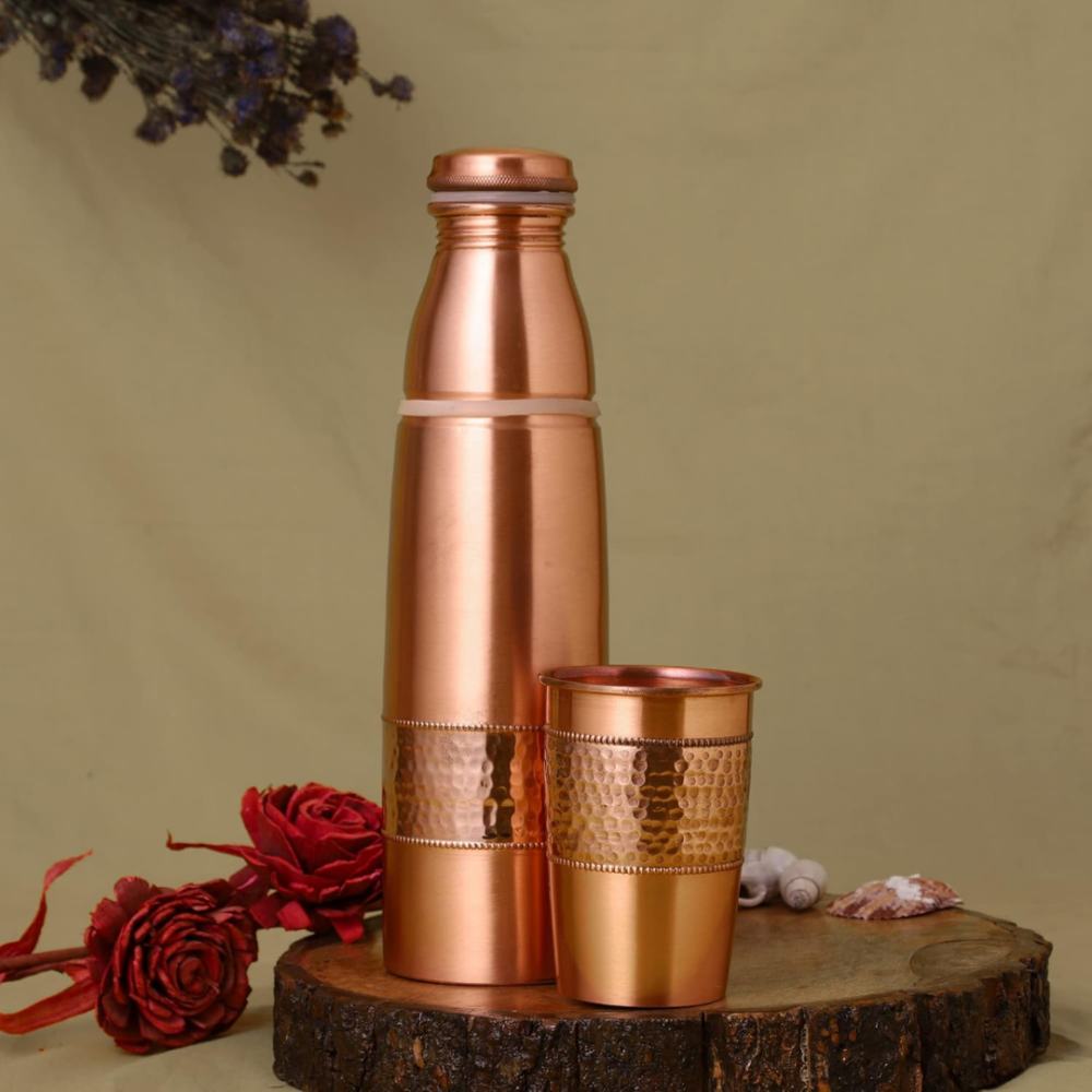 Glass Half Hmr Copper Bottle - Image 2