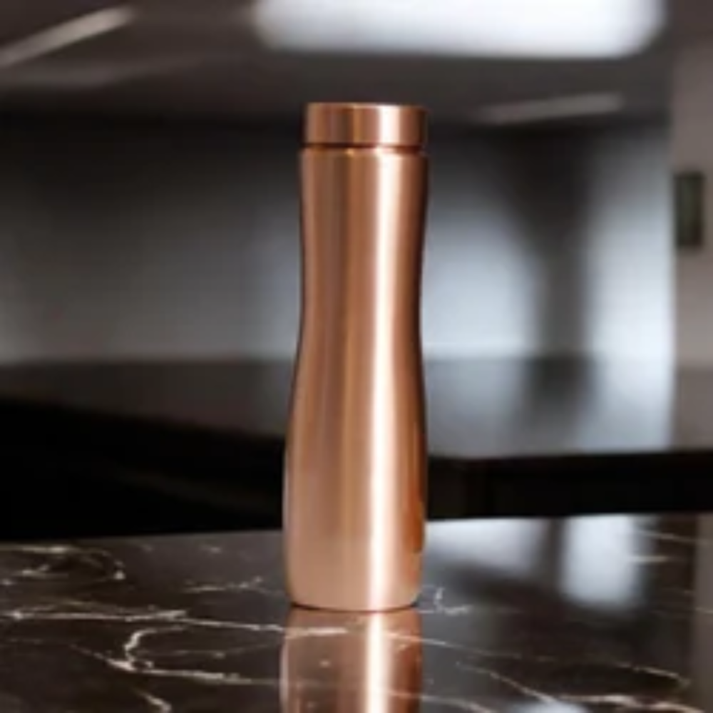 Curve Plain Copper Bottle - Image 2