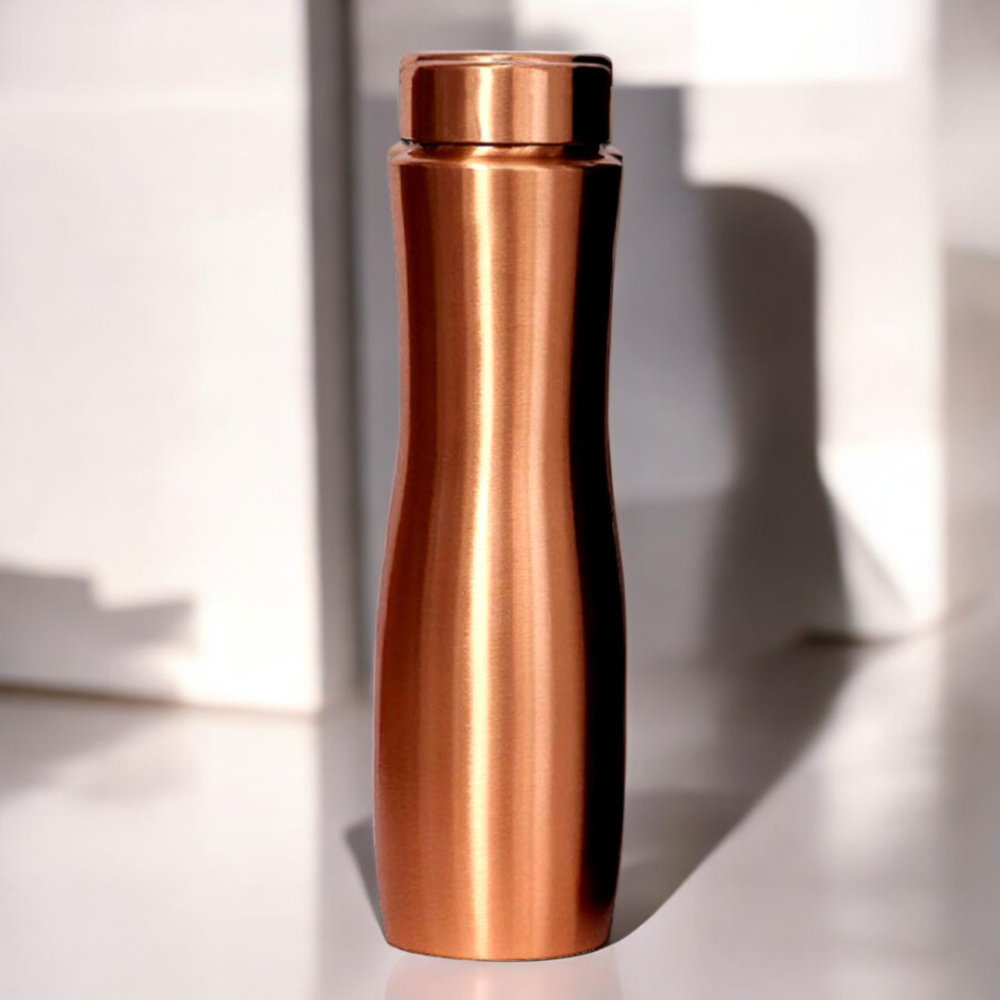 Curve Plain Copper Bottle - Image 3