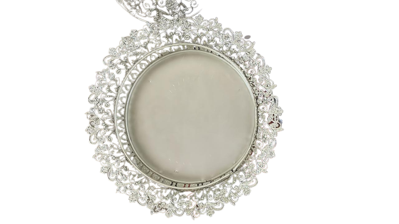 Metal Basket Silver Coating - Image 4